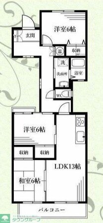 ガーデンテラス永田台の物件間取画像